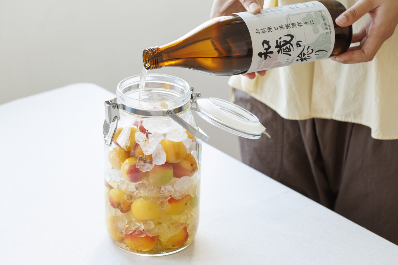 セット特別価格】梅酒手づくりセット（南高梅・黄熟） | 坂ノ途中