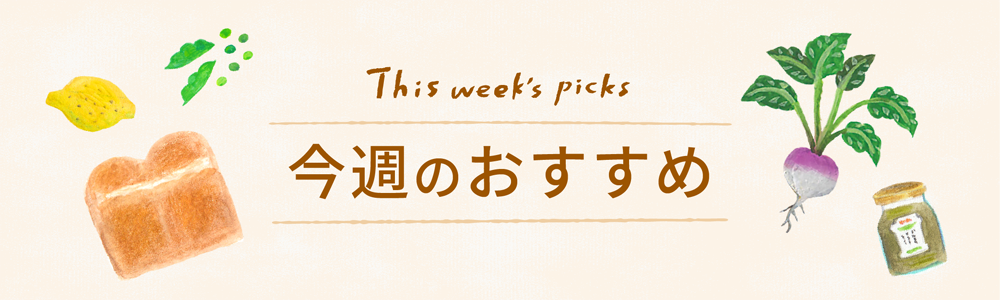 今週のおすすめ